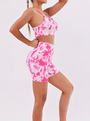 Tie Dye High Waist Running Short Women's Activewear