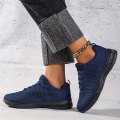 Mesh Breathable Flying Woven Shoes Lightweight Running Sneakers