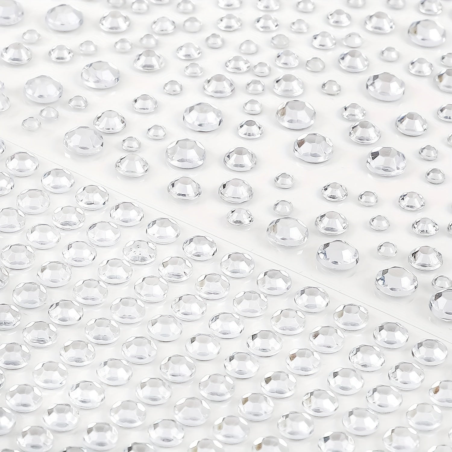 700pcs Transparent Rhinestone Stickers Self adhesive Gemstone Jewelry Stickers