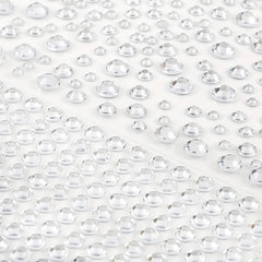 700pcs Transparent Rhinestone Stickers Self adhesive Gemstone Jewelry Stickers