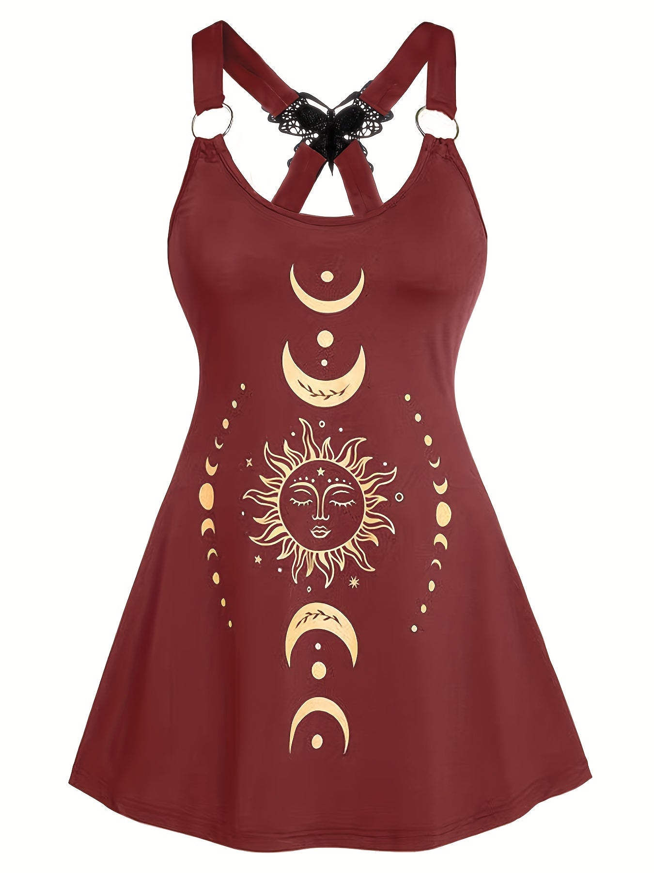 Sun & Floral Print Cami Top Women's