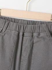 Boys Cotton Cargo Pants Elastic Waistband Kids Clothes