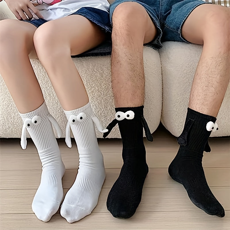 Cute Couple Socks: Magnetic Attraction & Fashionable