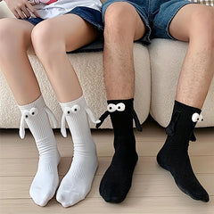 Cute Couple Socks: Magnetic Attraction & Fashionable