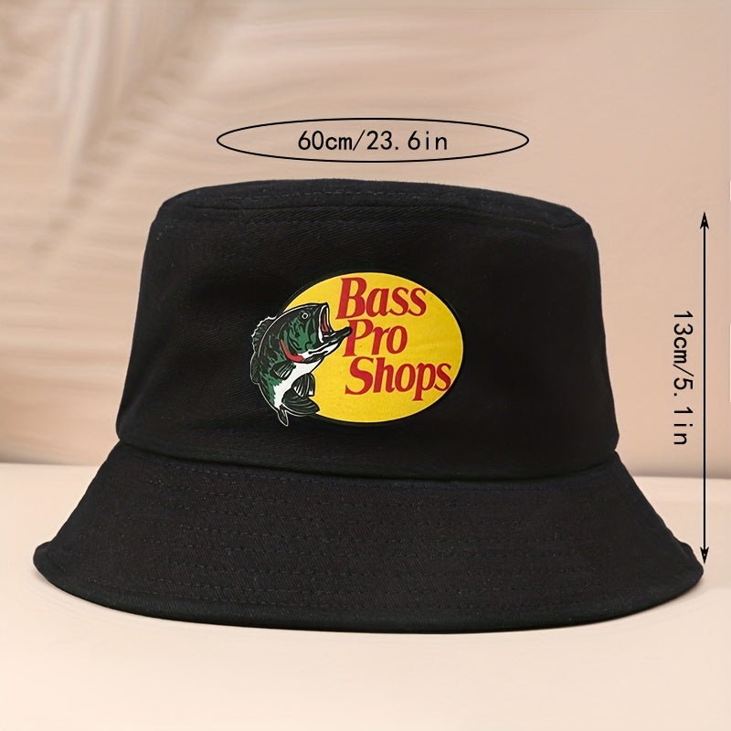Carp Print Bucket Hat Outdoor Sunshade Fishing Hat