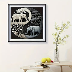 5D Elephant Diamond Painting Set for Adults - DIY Embroidery Art