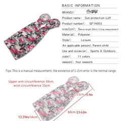 Camouflage Sunscreen Long Sleeve UV Protection Arm Protection