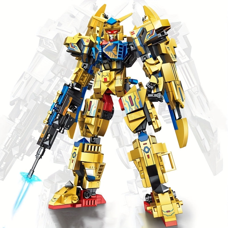 Robot Series Mecha Assembly Model Building Blocks Set Display