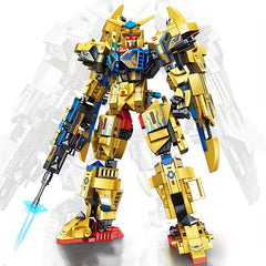 Robot Series Mecha Assembly Model Building Blocks Set Display