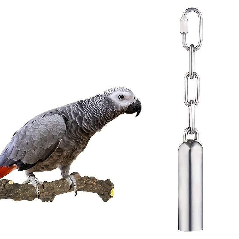 Stainless Steel Bell Toy For Birds Heavy Duty Bird Cage Toys
