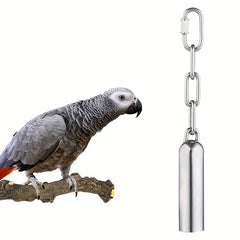 Stainless Steel Bell Toy For Birds Heavy Duty Bird Cage Toys