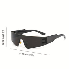 Y2K Cyberpunk Sunglasses UV400 for Outdoor Activities