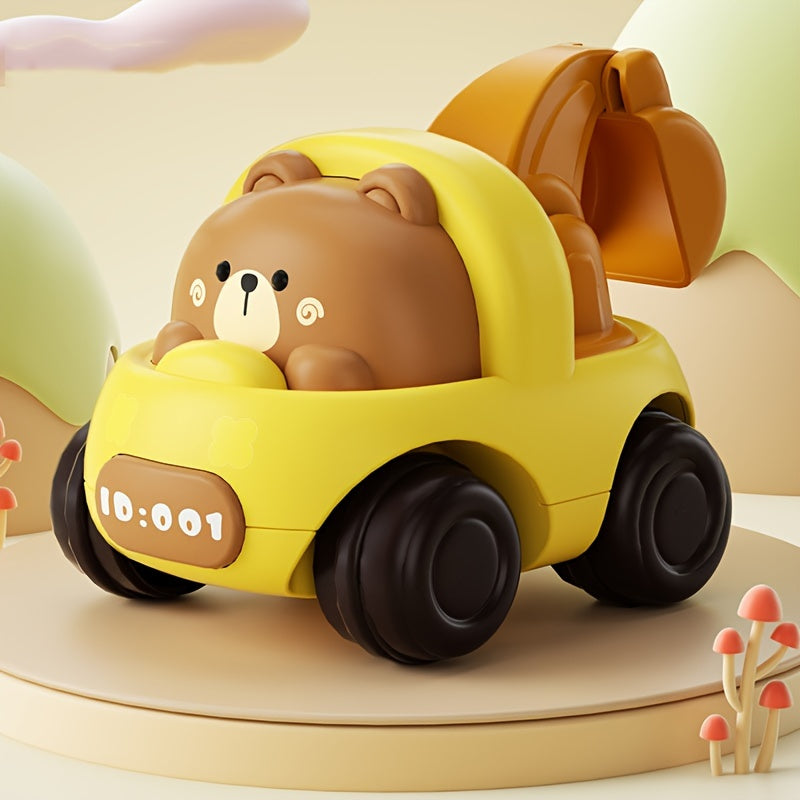 2pcs Animal Racing Car Toy Set - Push Car Toys