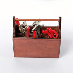 8 Pcs Mini Toolbox Metal Alloy Tool Set Repair 1 12 Toy Set House