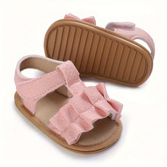 Lightweight Baby Girls Open Toe Sandals Breathable Anti Slip Sandals