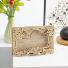 3D Children's Wooden Jigsaw Puzzle DIY Science Theater Handcraft Kit