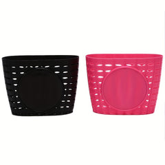Plastic Bike Basket with Rack Handle for Kids
