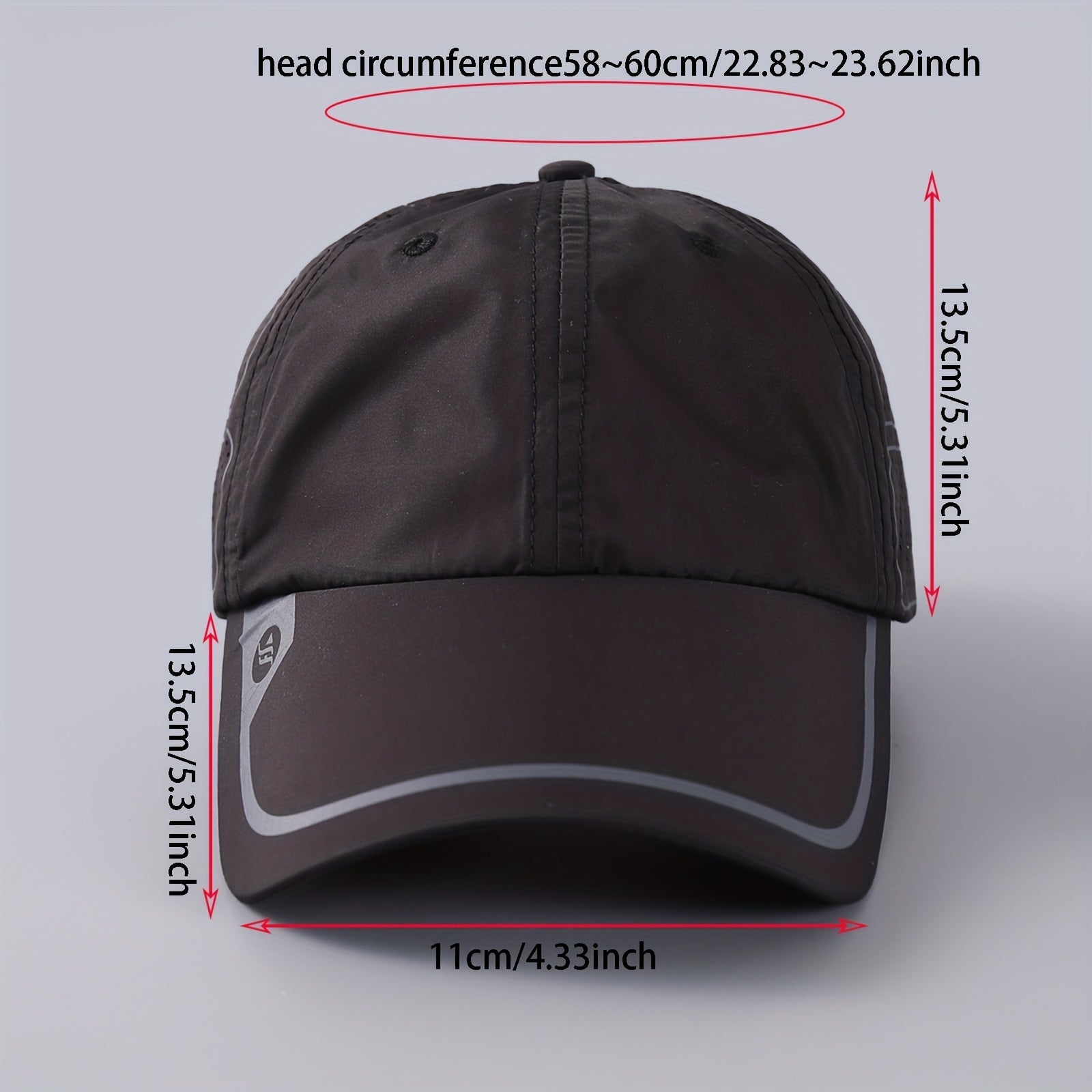 Men's Lightweight Baseball Cap Summer Breathable Waterproof Sun Hat