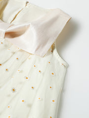 FORESTKIDS Girls Daisy Pattern Princess Dress for Summer