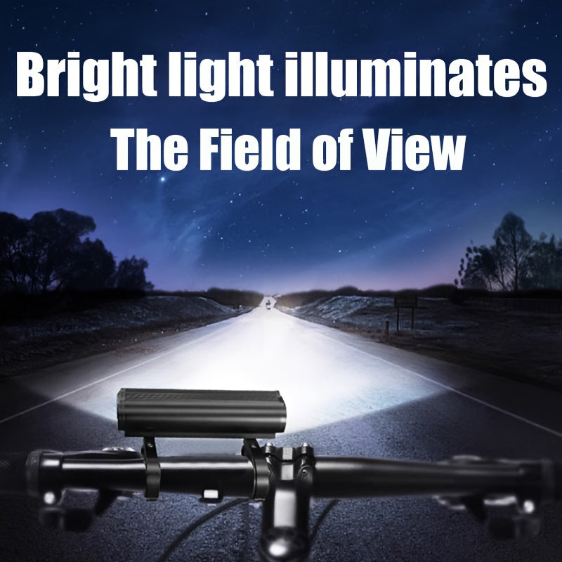 USB Rechargeable Bike Light Set, Front Rear LED Cycling Tail and Headlight