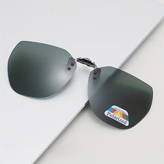 Edgeless Polarized Sunglasses With Mirror Clip Large Frame