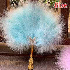 Ancient Feather Fan Performance Dance Fan
