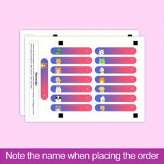 Personalized Gamer Tag Name Labels for School Supply Organization