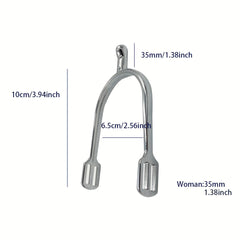 Zinc Alloy Spurs for Equestrian Men & Women
