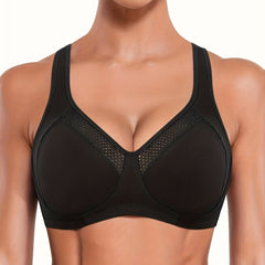 High Impact Sports Bra for Women Racerback Fitness Gym Bra