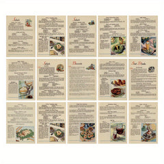 30 Sheets Vintage Inspiration DIY Notebook Paper