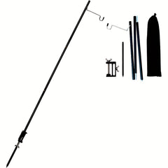 Portable Folding Lantern Stand Pole for Camping Fishing Picnic BBQ