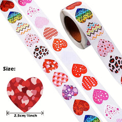 1000pcs Heart Stickers Wedding Birthday Scrapbooking Gift Bags Box Seal Sticker