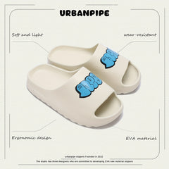Unisex Non Slip Couple Slides Lightweight Open Toe Quick Dry Slippers
