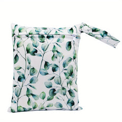 1pc Leave Print 20 Small Reusable Wet Bag