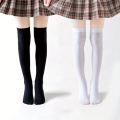 2 Pairs Girls Soft Over the Knee Socks for Spring Summer