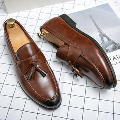 Men's Tassel Loafer Shoes Casual Slip On Shoes Preppy Spring Summer