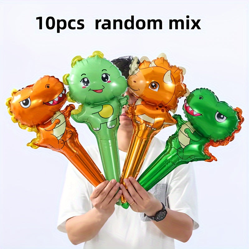 10pcs Dinosaur Balloon Tyrannosaurus Rex Jungle Animal Toy Aluminum Film Balloon