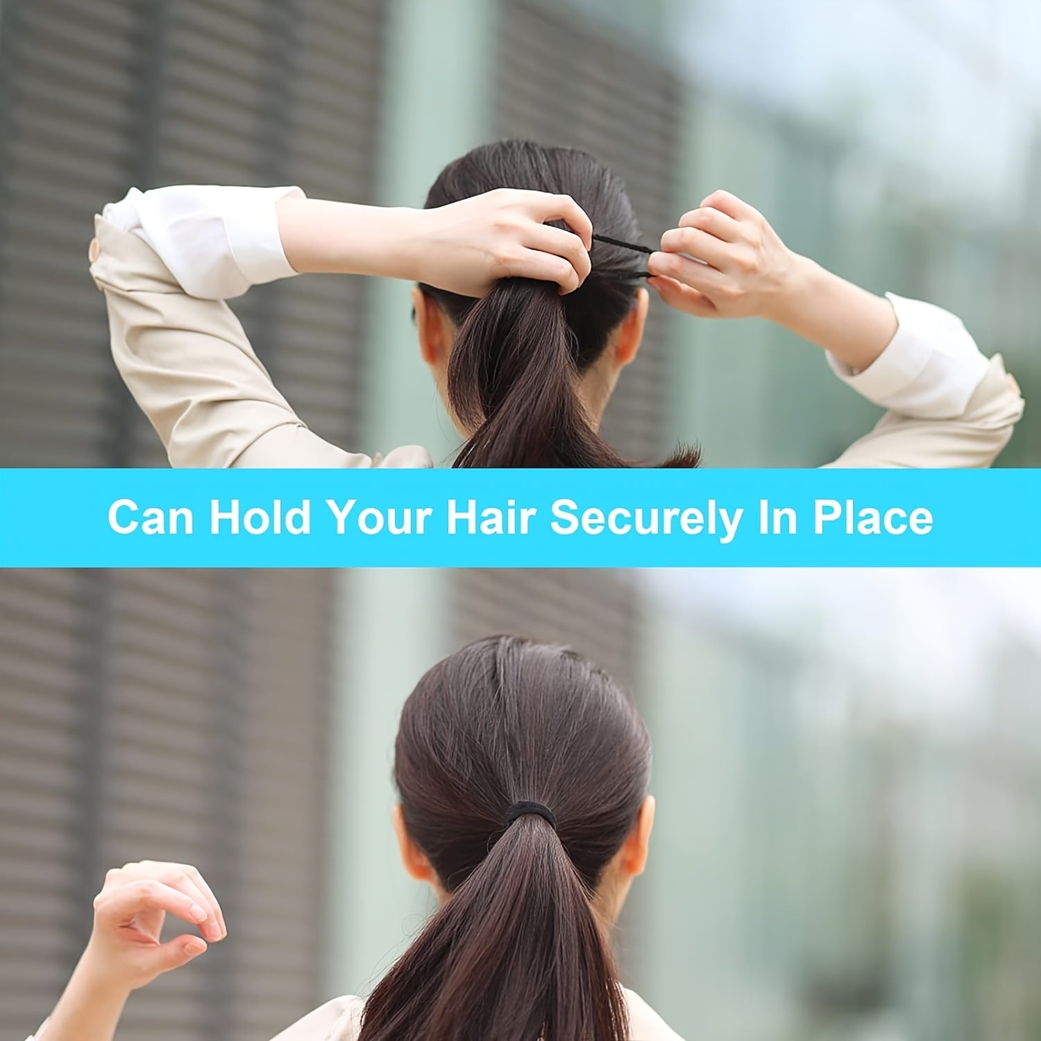 100pcs Thin Elastic Hair Tie Hair Rope Accessories