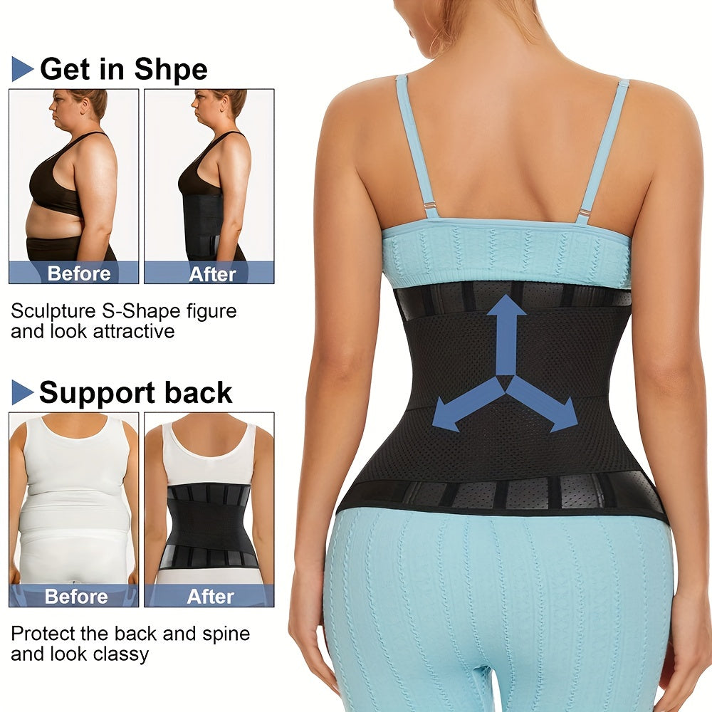 Breathable Waist Trainer Belt Tummy Control Wrap Cincher Shapewear