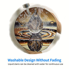 Big Drop Pattern Round Mouse Pad 20x20cm