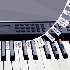 88 Key Piano Keyboard Note Label for Beginners