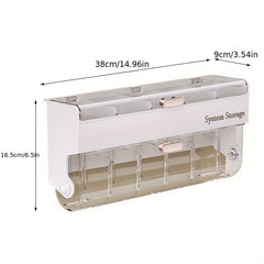 Plastic Wall Storage Box Punch Wall Hanging Grid Organizer