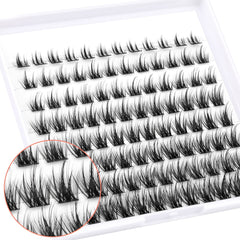 96pcs Wispy Lash Clusters DIY Eyelash Extensions C D Curling 8-16mm