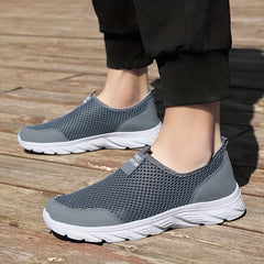 Men's Breathable Mesh Walking Shoes Slip On Sneakers