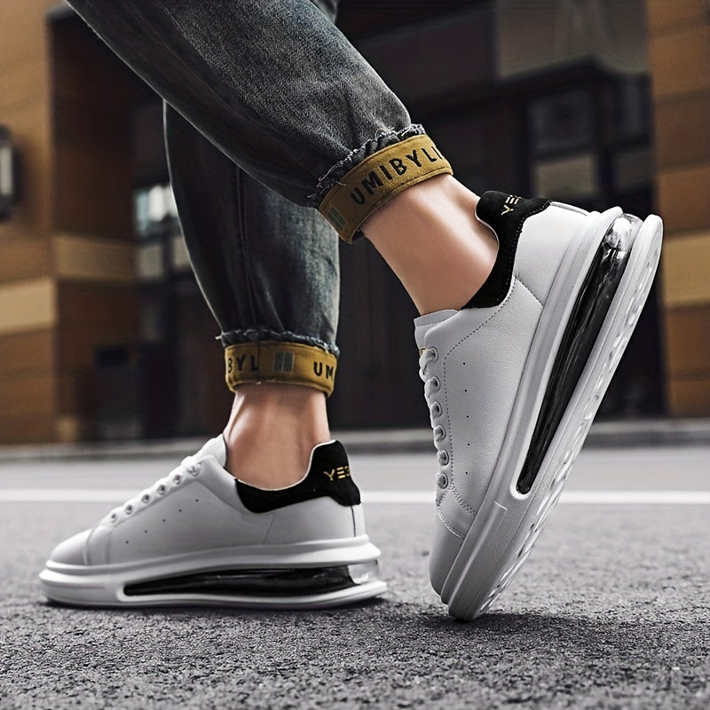 Men's Air Cushioned Skate Shoes Non Slip Sneakers