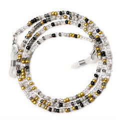 5pcs Beaded Glasses Chain Eyeglasses Lanyard Strap Face Covering Retainer