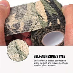 Self Adhesive Camouflage Tape Wrap Outdoor Strong Wrap Stickers