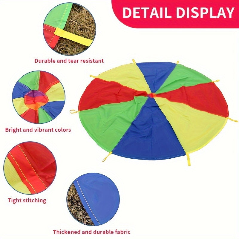 Colorful Hand thrown Parachute 78in 118in 141in