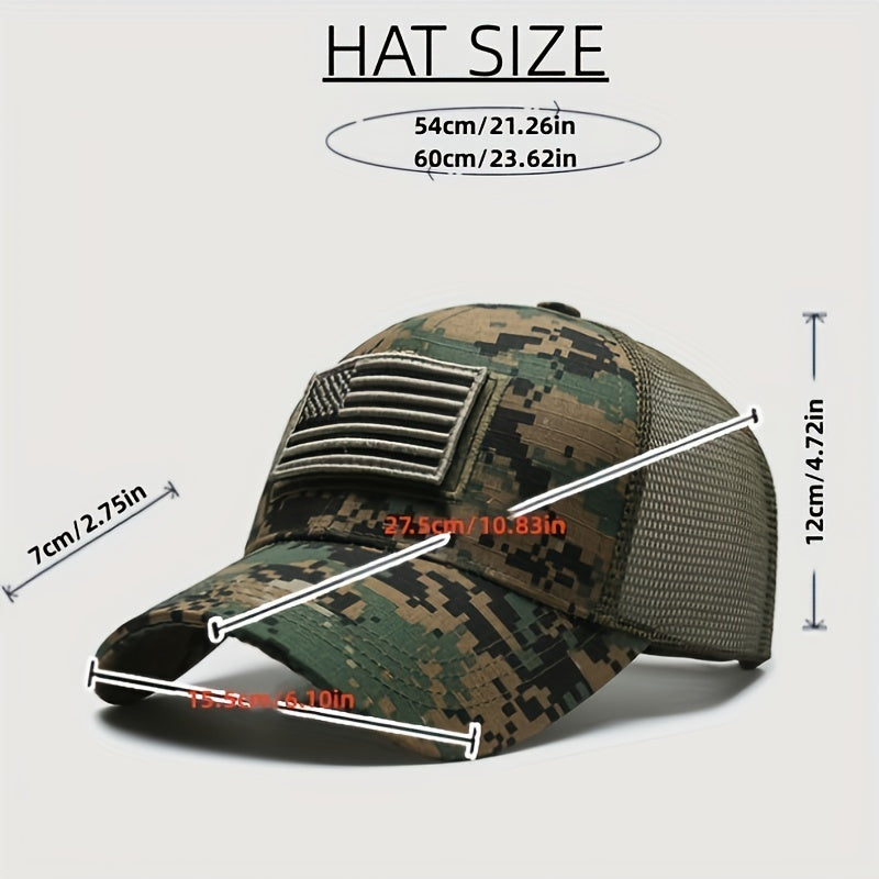 Unisex Camouflage Baseball Cap Adjustable Sunshade Outdoor Sport Hat