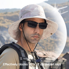 Sunscreen Fisherman's Hat Men's Outdoor Sports Waterproof Brim Sunshade Hat